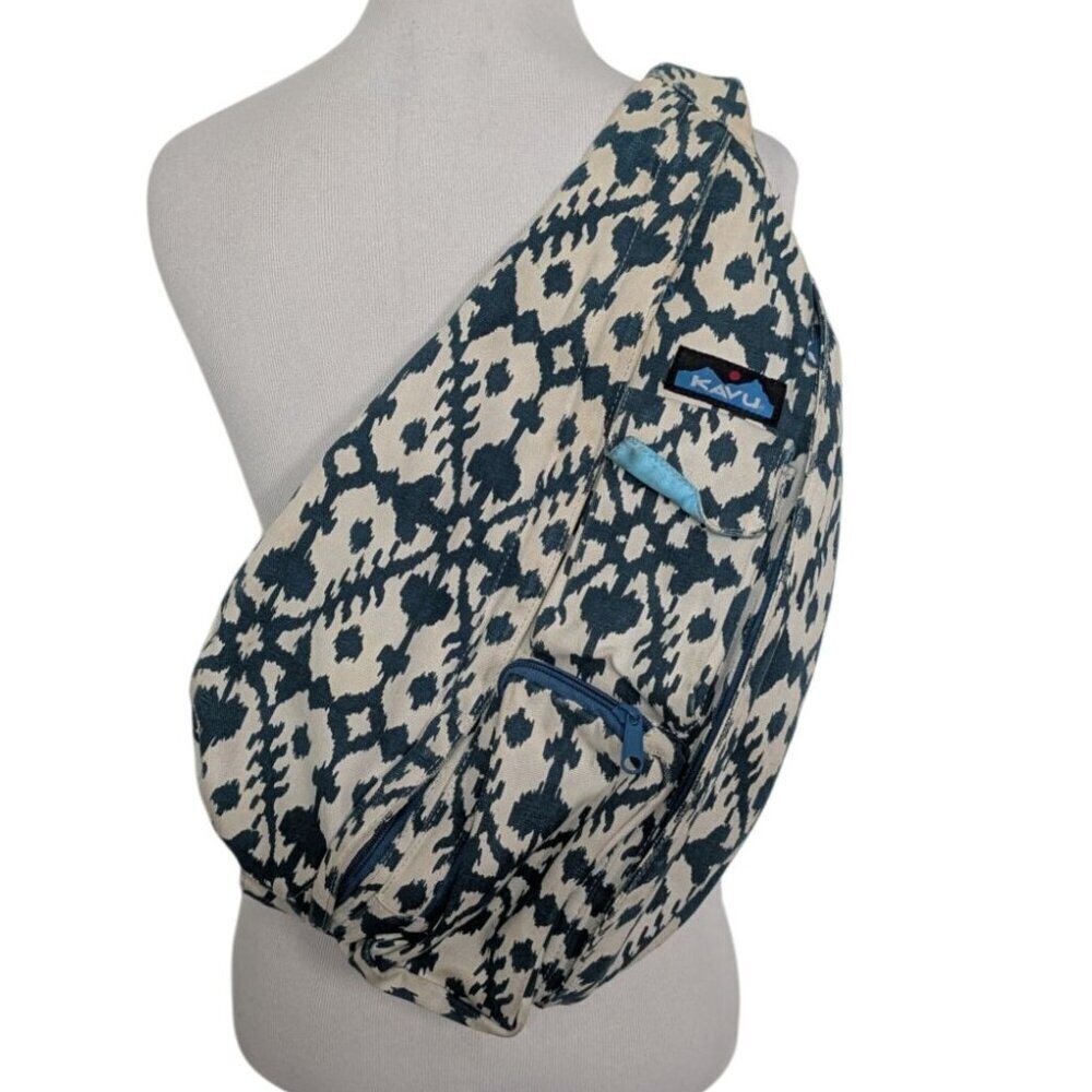 Kavu Ikat Sling Backpack Lightweight Hiking Casual Multi Pocket Crossbody